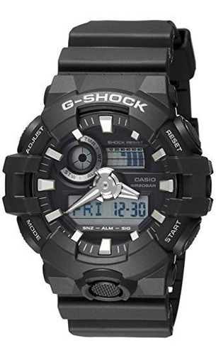 Casio G-shock Ana Digi All Black Reloj Para Hombres, 200 Met