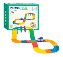 Comprar Juego Magnético Braintoys Imanix Pista De Carreras 22 Pcs Cantidad De Piezas 22