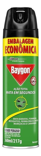 Inseticida Baygon Aerosol Ação Total 360ml