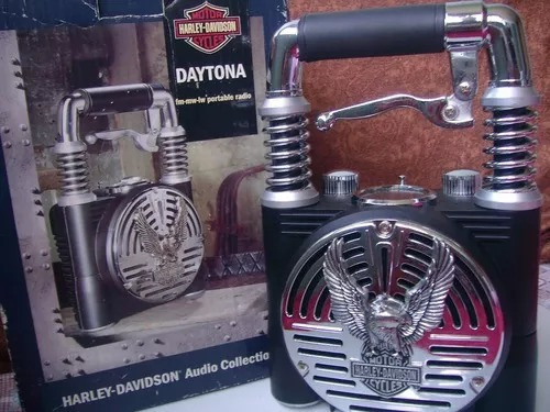 Radio Portatil Harley Davidson. Daytona 90'. Nuevo Coleccion