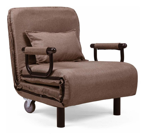 Sofa Cama Plegable Brazo Silla Convertible Ocio 5