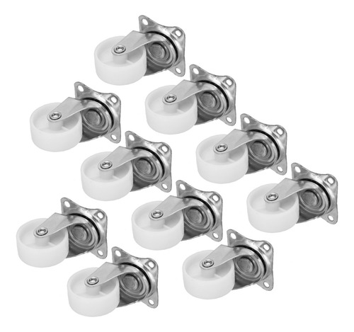 Ruedas Universales Casters Pp De Repuesto, 10 Unidades, Colo