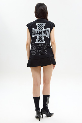 Musculosa Bullbenny Regular Fit Playera Estampada Negro