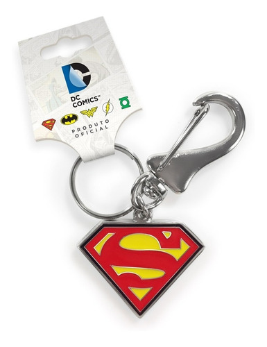 Chaveiro De Metal Superman Logo Oficial - Bandup!