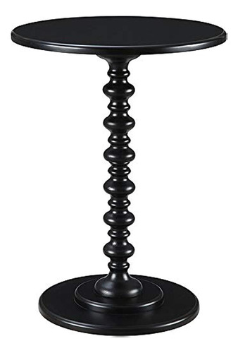 Convenience Concepts Palm Beach Spindle Table, Negro