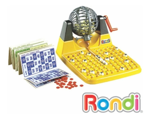 Bingo Con Bolillero Chico 2080 Rondi