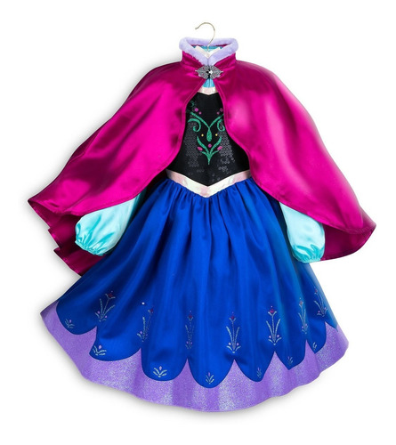 Disfraz Vestido Princesa Ana De Frozen Original Disney Store