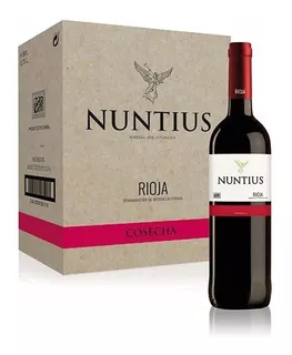 Vino Español 6 Botellas Rioja Nuntius 2020 Tempranillo