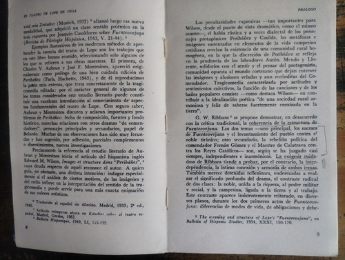 El Teatro De Lope De Vega. Artículos Y Estudios. J. F. Gatti (Usado)