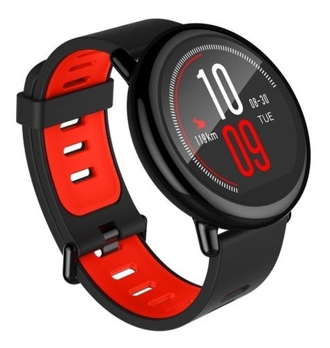 Relógio Amazfit Pace Gps Strava  + Pulseira Extra Vermelha 