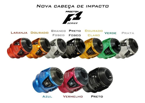 Slider Procton F1 Honda Cbr 650r 20á22 Kit 7 Peças @#