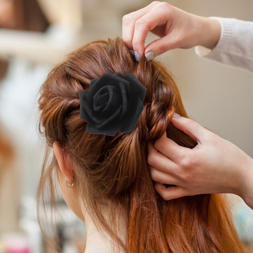 Nuevo Decorar 100 Unidades De Rosas Artificiales Con Cabeza