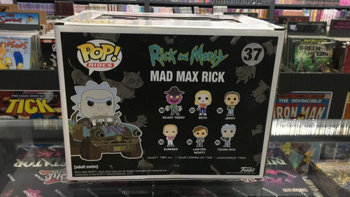 Funko Pop ! - Rides Mad Max Rick #37 - Original