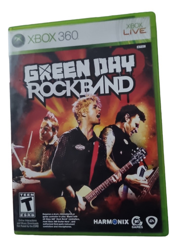 Rock Band Green Day Xbox 360 Fisico