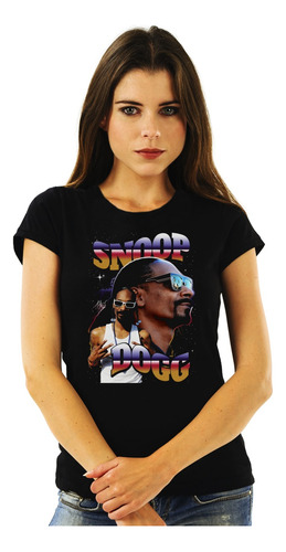 Polera Mujer Snoop Dogg Smiling Weed Abominatron