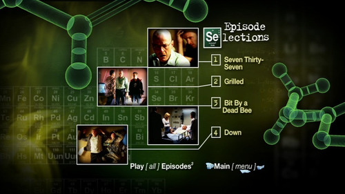 Breaking Bad Temporada 2 Menú Original ( Etiquetas )