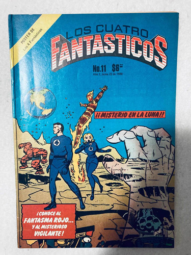 Comic Los Cuatro Fantásticos #11 Novedades Editores 1980