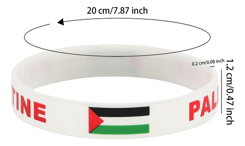 Pulsera Con La Bandera De Palestina Pulsera Palestina