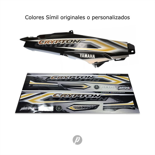 Imagen 3 de 8 de Stickers Calcos Yamaha Crypton / Kit Completo / Plottergraf