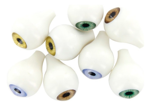 8 Piezas Doll Eyes 16mm Ojos De Muñeca Redondo Acrilico Glo