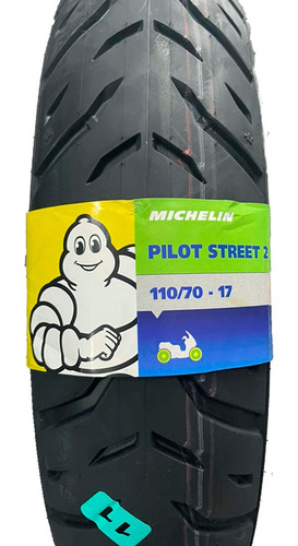 Pneu Dianteiro 110/70-17 Pilot Street 2 Michelin Fazer Twist