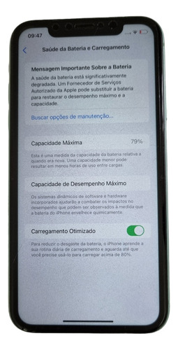 Celular Iphone 11 256gb Verde Ios 4g Wi-fi Câmera 12mp (Usado)