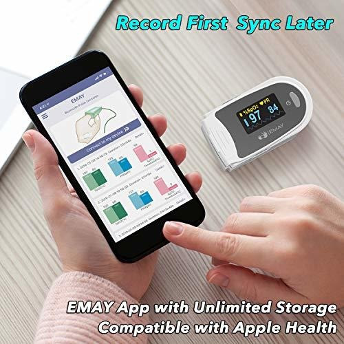 Imagen 3 de 9 de Oxìmetro Emay Sleep Oxygen Monitor Con Aplicación Para Iph