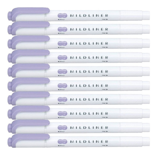 Zebra Mildliner Highlighter Pen Markers, Mild Violet (wkt7-m