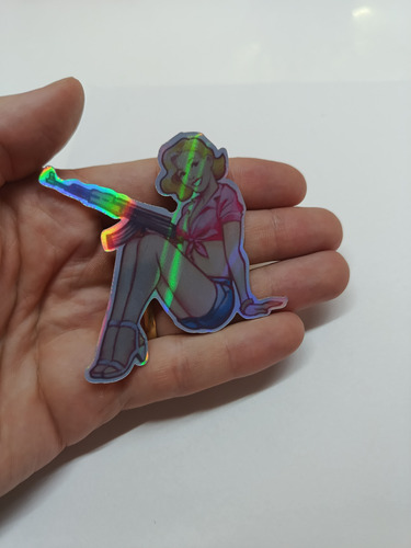 Stickers Holográficos Neon3d Cs2 Counter Strike 8u 6cm