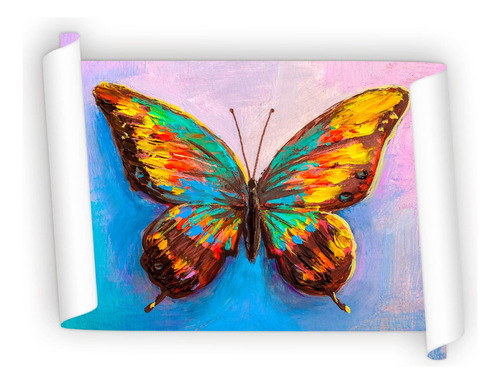 Poster Mariposa Oleo 60x90cm