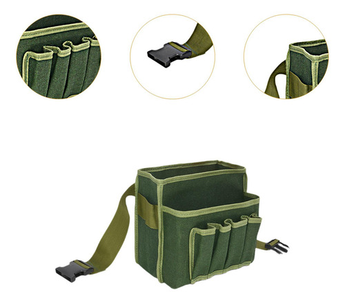 Bolsa Para Clavos Y Herramientas Delantal De Trabajo Para