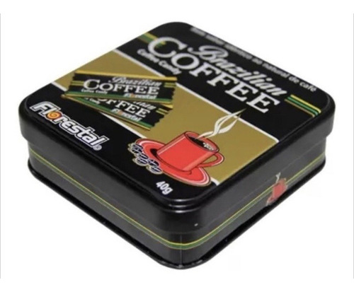 Bala Café Brazilian Coffee Lata 10 Unidades X40g - Florestal