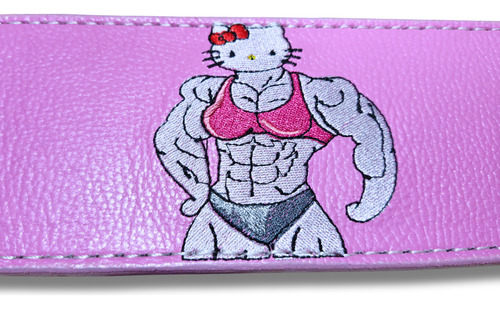 Cinturon Faja Hello Kitty Musculosa Cinto Para Gym Rosa Pink
