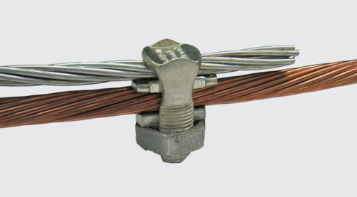 Conector Parafuso Fendido Bimetálico Split Bolt 50mm Com 3un