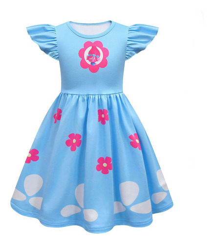 Vestidos Para Niñas Trolls Poppy Vestido Ropa Informal