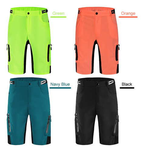Pantalones Cortos Quick Dry Cycle Para Hombre, Holgados, Tra