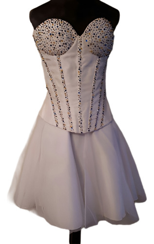 Vestido De 15 Corto De Central Fiesta Canalla (Usado)