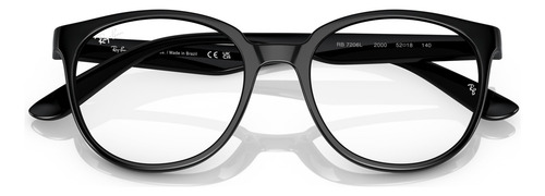 Armação Óculos De Grau Ray Ban Rx7206l Black
