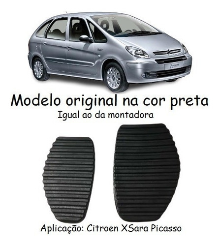 Kit Capa Pedal Freio Embreagem Xsara Picasso 2004 2005 2006