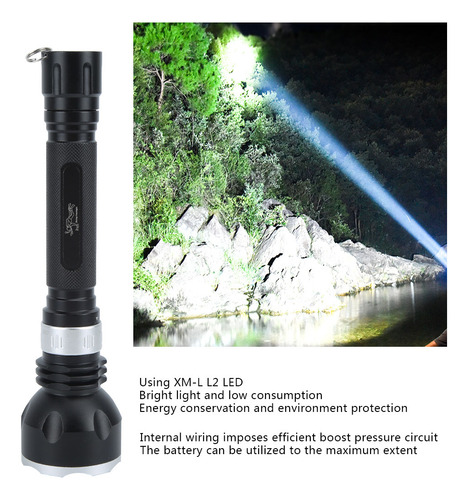 Linterna De Buceo Led De Aleación De Aluminio Para Exteriore