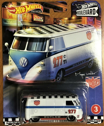 Volkswagen T1 Panel Bus Hot Wheels Premium Boulevard Outlaw