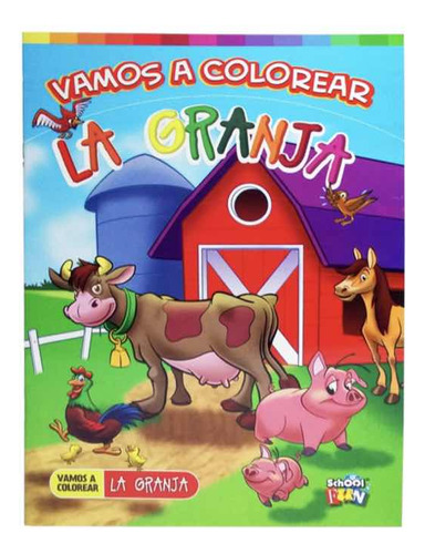 Libro Vamos A Colorear La Granja