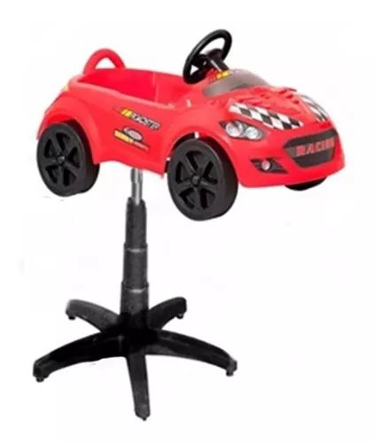 Cadeira de corte de cabelo infantil. Cadeira de barbeiro infantil. Cadeira  de carro de quatro rodas de controle remoto de carros elétricos para