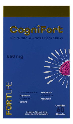 Cognifort 550mg 60 Cápsulas Fortlife