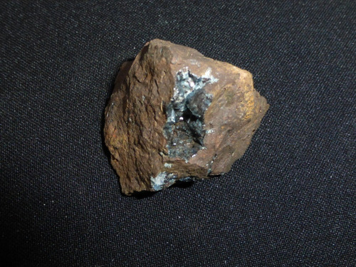 Mineral De Colección Escorodita Azul En Matriz Mina Ojuela