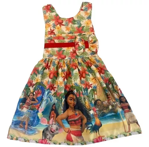 Vestido Temático Moana Baby - Ss boutique Infantil -Tem de tudo para aquela  criança que anda no estilo.