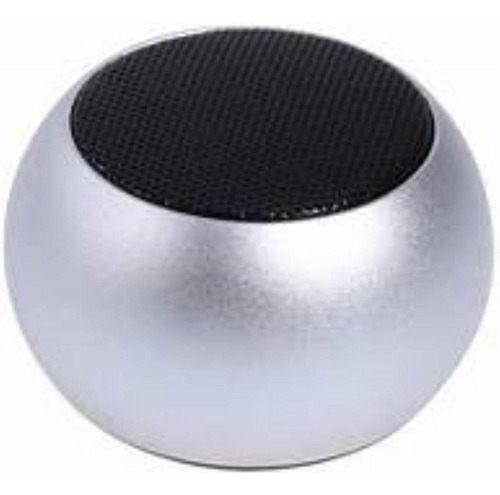 Alto-falante Minispeaker Usb Caixa Portátil Com Bluetooth Prateado