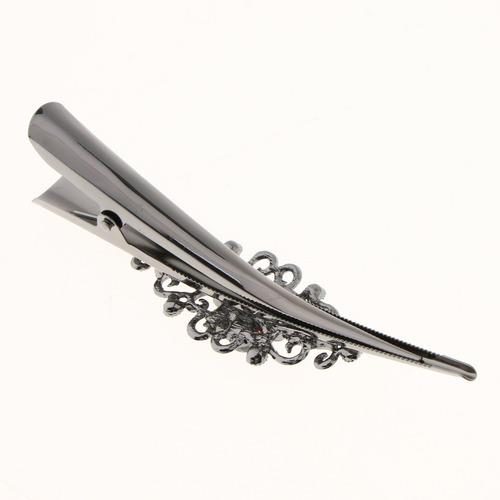 Pinzas De Cocodrilo De Pelo Clip Pasador De Cabello Floral
