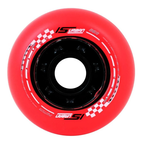 Imagem 4 de 4 de Rodas Profissional P/ Patins Roller Is Urban 76mm/86a 04uni