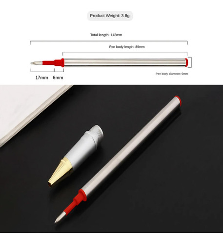 Recargas De Plumas Para Oficina, Mxrli-004, 4pzas, 0.5mm Pun